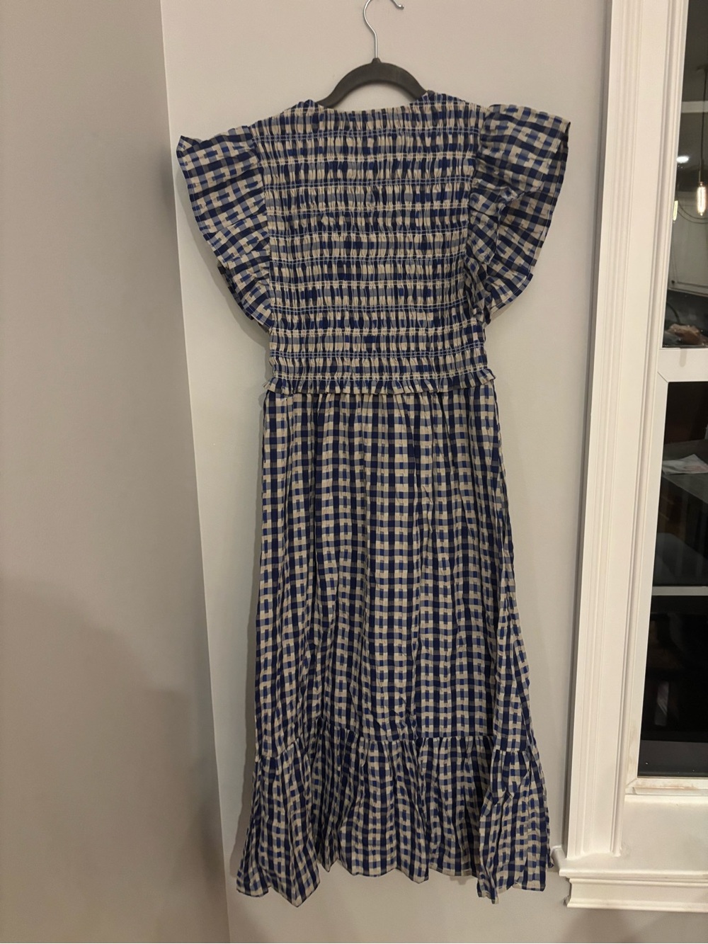 Rails Blue and Cream Clementine Gingham Dress - Picture 8 of 8